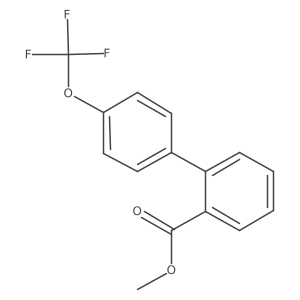Methyl 2-[4-(trifluoromethoxy)phenyl]benzoate Structure