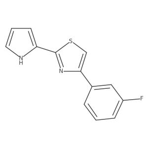 4-(3-Fluorophenyl)-2-(1H-pyrrol-2-yl)-1,3-thiazole Structure