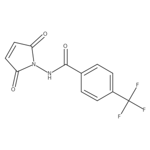 N-(2,5-dioxopyrrol-1-yl)-4-(trifluoromethyl)benzamide结构式