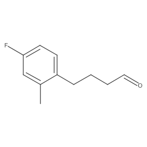 4-(4-Fluoro-2-methylphenyl)butanal Structure