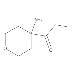 1-(4-Aminooxan-4-yl)propan-1-one Structure