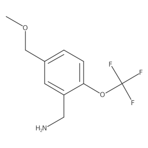 (5-(Methoxymethyl)-2-(trifluoromethoxy)phenyl)methanamine结构式