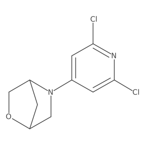 (1S,4S)-5-(2,6-Dichloro-4-pyridinyl)-2-oxa-5-azabicyclo[2.2.1]heptane Structure