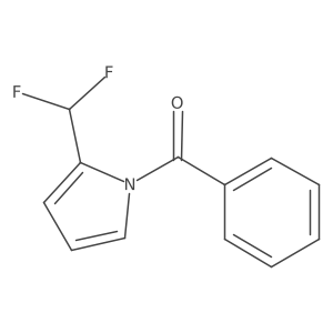 N-Benzoyl-2-(difluoromethyl)pyrrole Structure