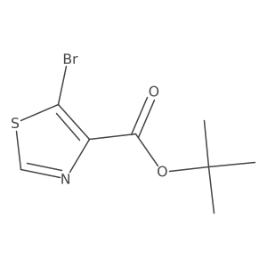 Tert-butyl 5-bromo-1,3-thiazole-4-carboxylate Structure
