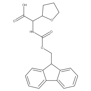 2-({[(9H-fluoren-9-yl)methoxy]carbonyl}amino)-2-(oxolan-2-yl)acetic acid Structure