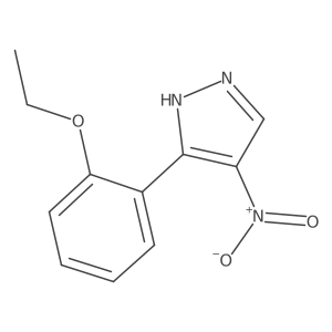 3-(2-Ethoxyphenyl)-4-nitro-1H-pyrazole结构式