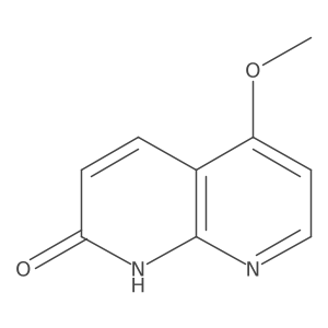 5-Methoxy-1,8-naphthyridin-2(1H)-one结构式