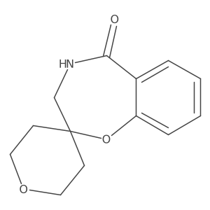 2',3,3',4,5',6'-hexahydro-5H-spiro[benzo[f][1,4]oxazepine-2,4'-pyran]-5-one Structure