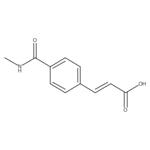 4-(Methylcarbamoyl)cinnamic acid结构式