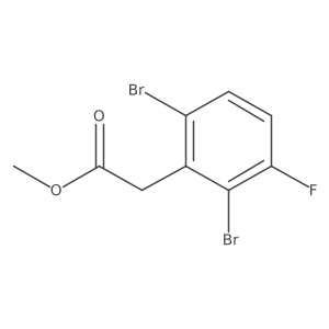 Methyl 2,6-dibromo-3-fluorophenylacetate Structure