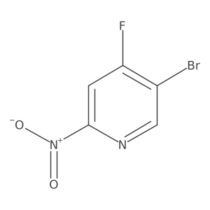 5-Bromo-4-fluoro-2-nitropyridine Structure
