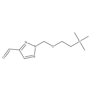 2-[[2-(Trimethylsilyl)ethoxy]methyl]-2H-1,2,3-triazole-4-carboxaldehyde Structure