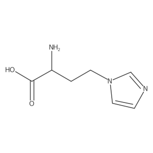 (2S)-2-amino-4-(1H-imidazol-1-yl)butanoic acid Structure