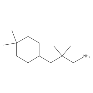 3-(4,4-Dimethylcyclohexyl)-2,2-dimethylpropan-1-amine结构式