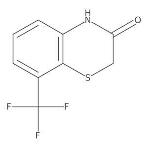 8-(Trifluoromethyl)-2H-1,4-benzothiazin-3(4H)-one Structure