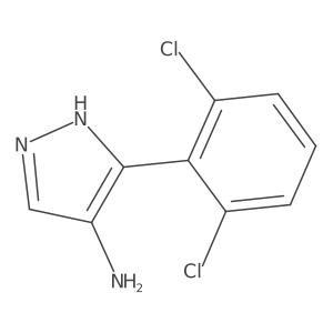 5-(2,6-dichlorophenyl)-1H-pyrazol-4-amine结构式