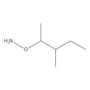 O-(3-methylpentan-2-yl)hydroxylamine结构式