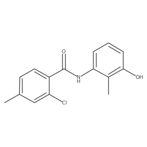 Benzamide, 2-chloro-N-(3-hydroxy-2-methylphenyl)-4-methyl- Structure