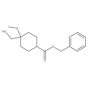 Benzyl 4-(hydroxymethyl)-4-methoxypiperidine-1-carboxylate Structure