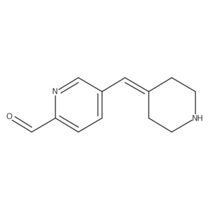 5-[(Piperidin-4-ylidene)methyl]pyridine-2-carbaldehyde Structure