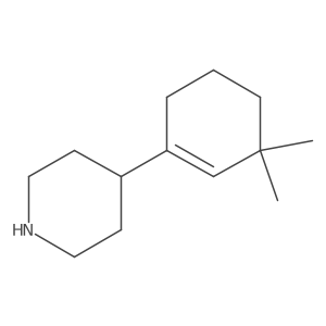 4-(3,3-Dimethylcyclohex-1-en-1-yl)piperidine结构式