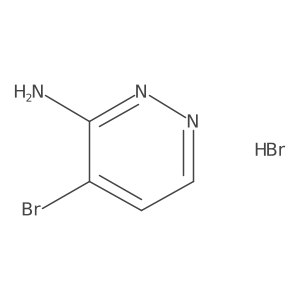 4-Bromopyridazin-3-amine hydrobromide Structure
