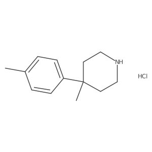 4-Methyl-4-(p-tolyl)piperidine hydrochloride Structure