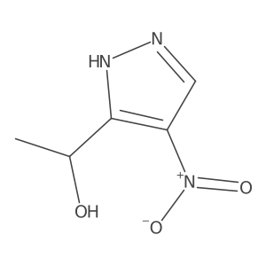 (1R)-1-(4-nitro-1H-pyrazol-3-yl)ethan-1-ol Structure