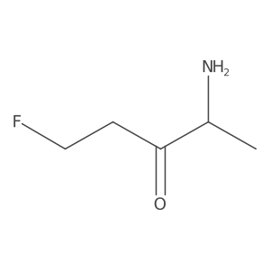 4-Amino-1-fluoropentan-3-one Structure