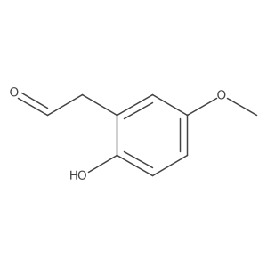 2-(2-Hydroxy-5-methoxyphenyl)acetaldehyde结构式