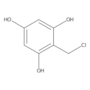 2-(Chloromethyl)benzene-1,3,5-triol结构式