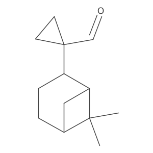 1-{6,6-Dimethylbicyclo[3.1.1]heptan-2-yl}cyclopropane-1-carbaldehyde结构式