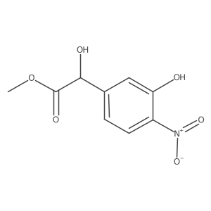 Methyl 2-hydroxy-2-(3-hydroxy-4-nitrophenyl)acetate Structure
