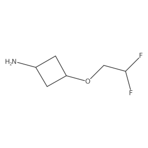 (1r,3r)-3-(2,2-Difluoroethoxy)cyclobutan-1-amine Structure