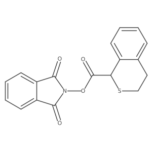 1,3-dioxo-2,3-dihydro-1H-isoindol-2-yl 3,4-dihydro-1H-2-benzothiopyran-1-carboxylate结构式