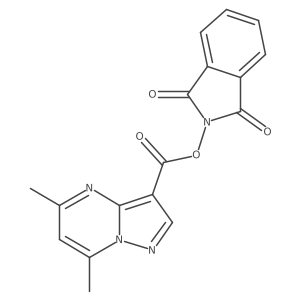 1,3-dioxo-2,3-dihydro-1H-isoindol-2-yl 5,7-dimethylpyrazolo[1,5-a]pyrimidine-3-carboxylate Structure