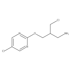 2-[3-Amino-2-(chloromethyl)propoxy]-5-chloropyrimidine Structure