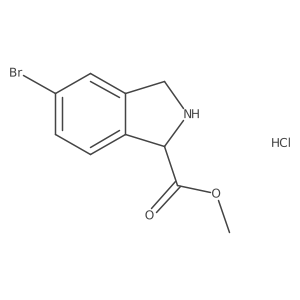 Methyl 5-Bromoisoindoline-1-carboxylate Hydrochloride结构式