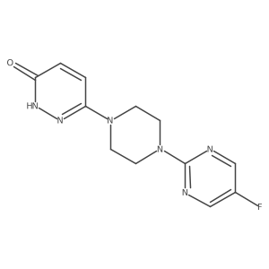 6-[4-(5-Fluoropyrimidin-2-yl)piperazin-1-yl]pyridazin-3-ol结构式
