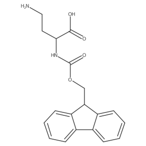(R)-2-(Fmoc-amino)-4-aminobutanoic acid结构式