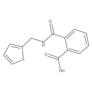 N-thiophen-2-ylmethyl-phthalamic acid结构式