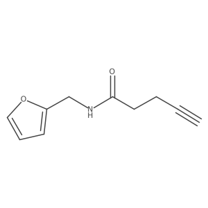 N-(2-Furanylmethyl)-4-pentynamide结构式