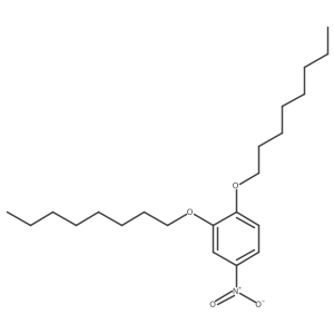 Benzene, 4-nitro-1,2-bis(octyloxy)-结构式