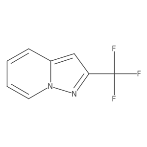2-(Trifluoromethyl)pyrazolo[1,5-a]pyridine结构式