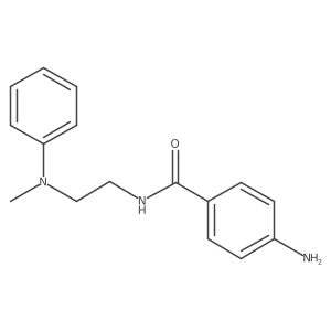 4-Amino-N-[2-(methylphenylamino)ethyl]benzamide Structure