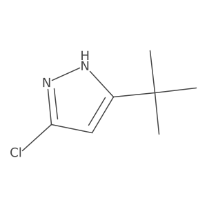 5-(tert-Butyl)-3-chloro-1H-pyrazole Structure