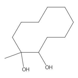 1,2-Cyclodecanediol, 1-methyl- Structure