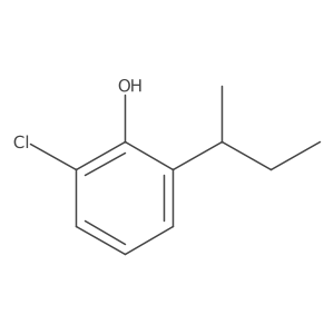 2-Chloro-6-(1-methylpropyl)phenol Structure