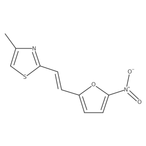 4-ME(5-NO2-2-Furfurilidene)thiazole结构式